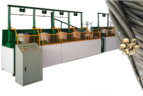 High carbon pc wire strand production line