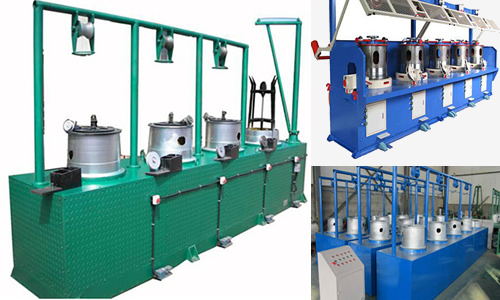 Metal alloy steel wire drawing machine
